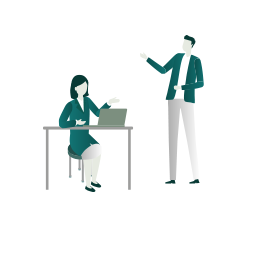 導入・レクチャーのイラスト