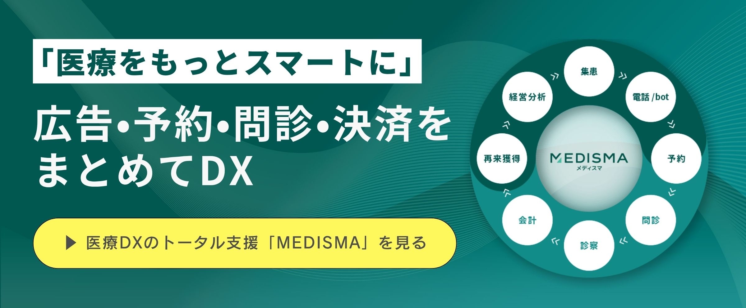 医療をもっとスマートに 広告・予約・問診・決済をまとめてDX