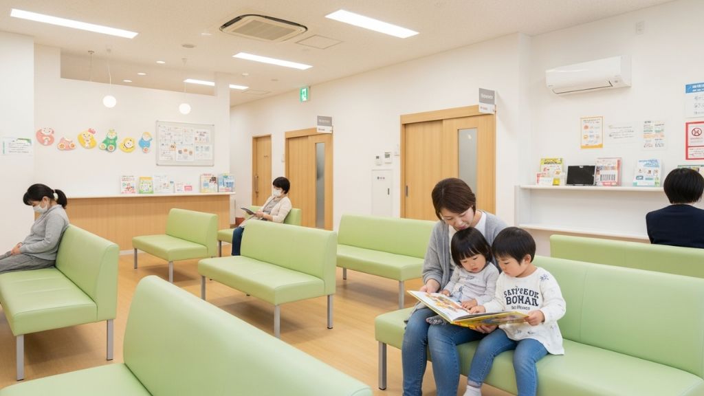 空いた待合室で快適に待つ患者