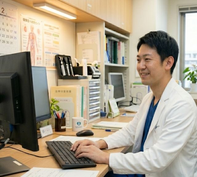 快適に電子カルテを使用する医師
